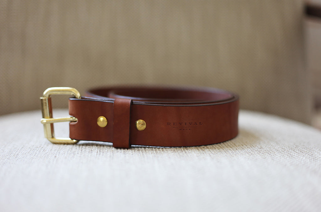 Revival Made Whiskey Leather Belt